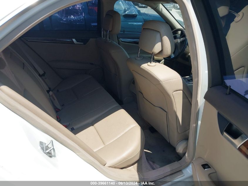 2012 Mercedes-Benz C 250 Luxury/Sport VIN: WDDGF4HB5CR192631 Lot: 39661140