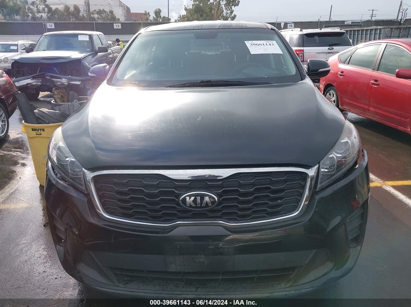 2019 Kia Sorento 3.3L Lx VIN: 5XYPG4A56KG489075 Lot: 39661143