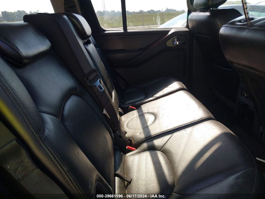 2006 Nissan Pathfinder Le/Se/Xe VIN: 5N1AR18W56C614425 Lot: 39661196