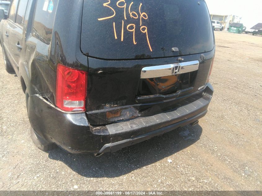 2011 Honda Pilot Ex-L VIN: 5FNYF4H79BB052161 Lot: 39661199