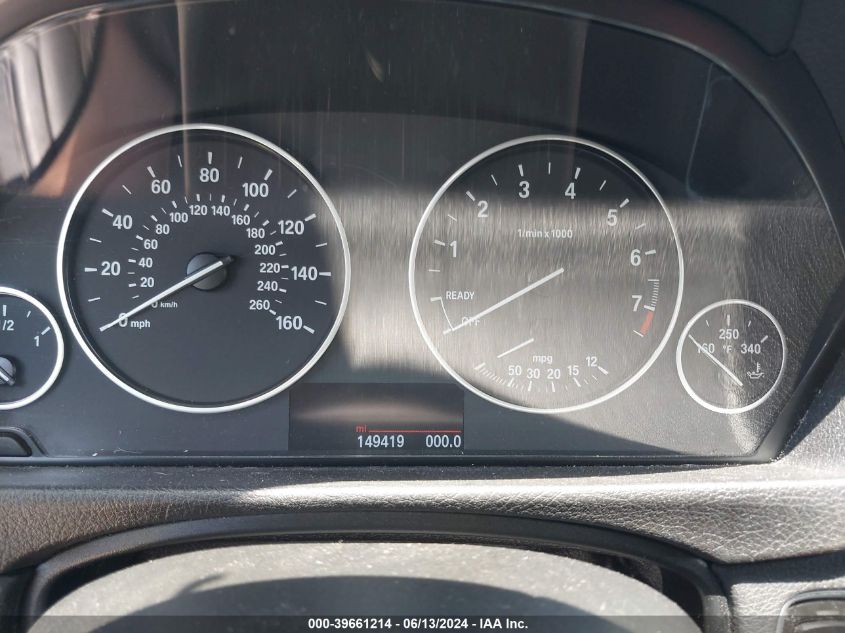 2015 BMW 320I xDrive VIN: WBA3C3C57FP663186 Lot: 39661214