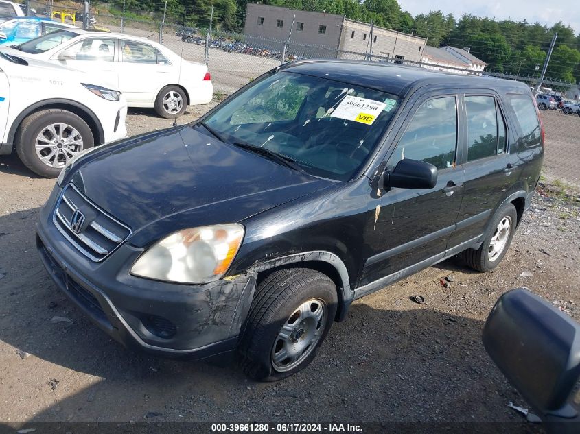 2005 Honda Cr-V Lx VIN: JHLR68565C001869 Lot: 39661280