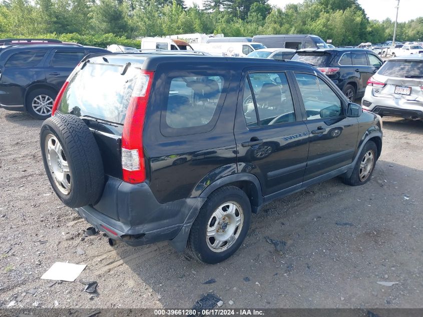 2005 Honda Cr-V Lx VIN: JHLR68565C001869 Lot: 39661280