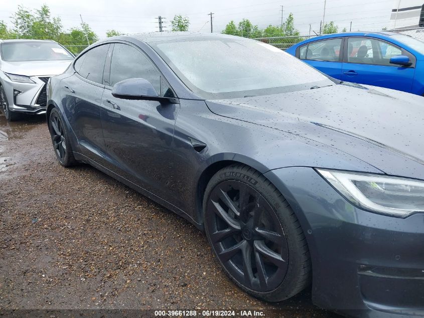 2021 Tesla Model S Long Range Dual Motor All-Wheel Drive VIN: 5YJSA1E54MF438950 Lot: 39661288