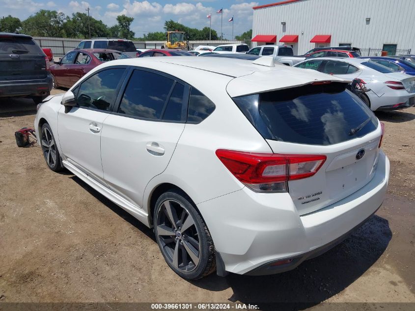 2018 Subaru Impreza 2.0I Sport VIN: 4S3GTAK64J3706806 Lot: 39661301