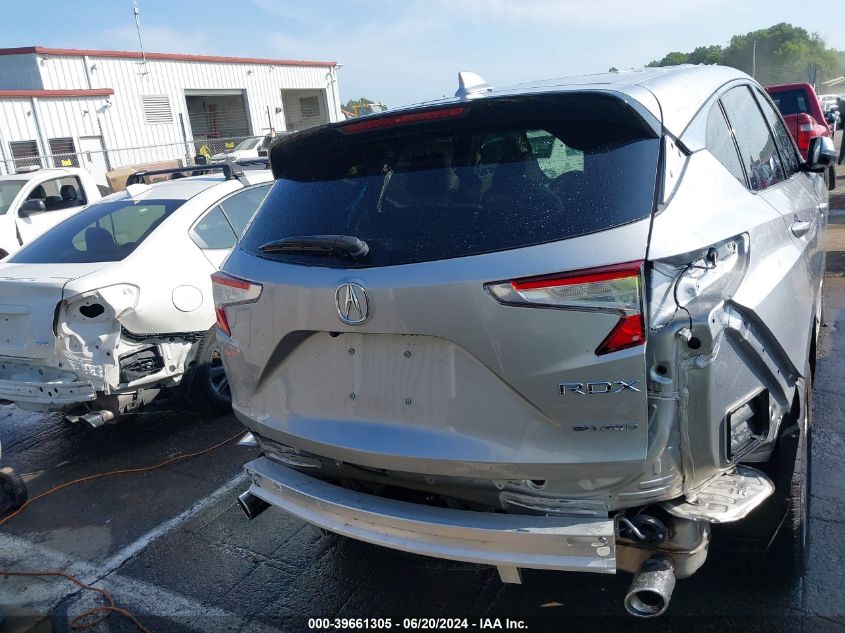 2021 Acura Rdx Standard VIN: 5J8TC2H39ML036726 Lot: 39661305