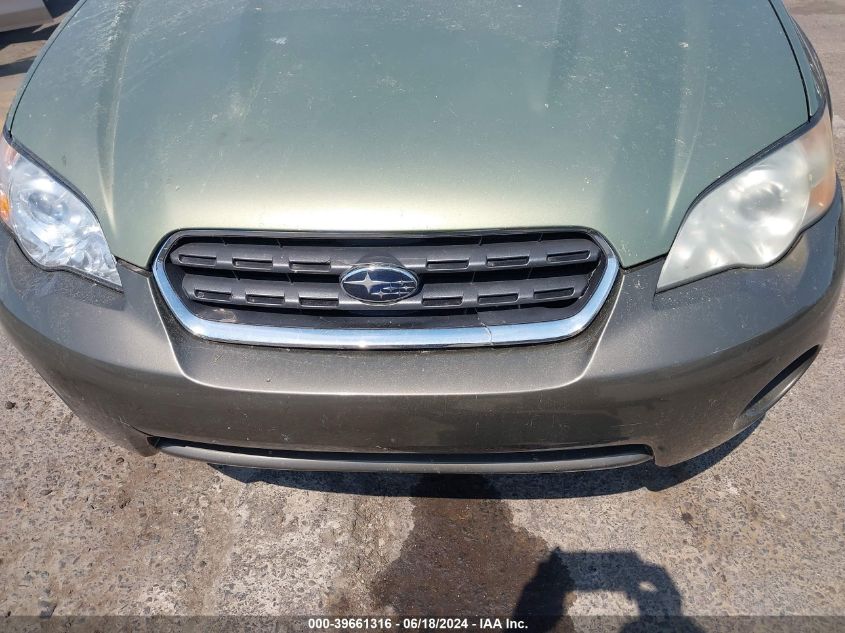 2006 Subaru Outback 2.5I VIN: 4S4BP61C167338535 Lot: 39661316