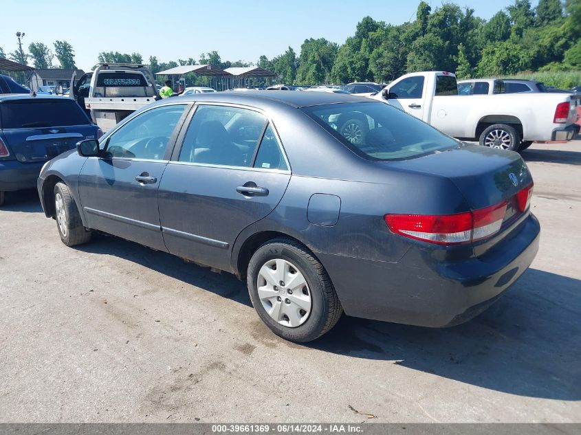 2004 Honda Accord 2.4 Lx VIN: 1HGCM56424A100420 Lot: 39661369