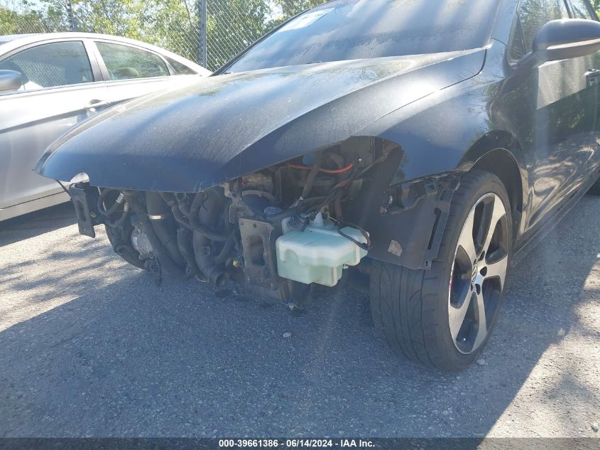 2015 Volkswagen Golf Gti 2.0T Se 4-Door VIN: 3VW4T7AU9FM014579 Lot: 39661386