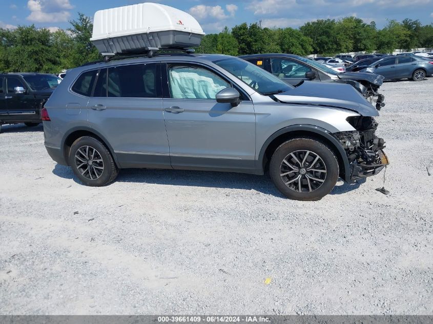 2021 Volkswagen Tiguan 2.0T Se/2.0T Se R-Line Black/2.0T Sel VIN: 3VV3B7AX8MM122606 Lot: 39661409