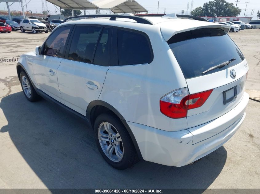 2006 BMW X3 3.0I VIN: WBXPA93466WG79346 Lot: 39661420