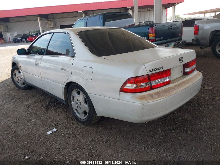 2000 Lexus Es 300 VIN: JT8BF28G7Y0282975 Lot: 39661432