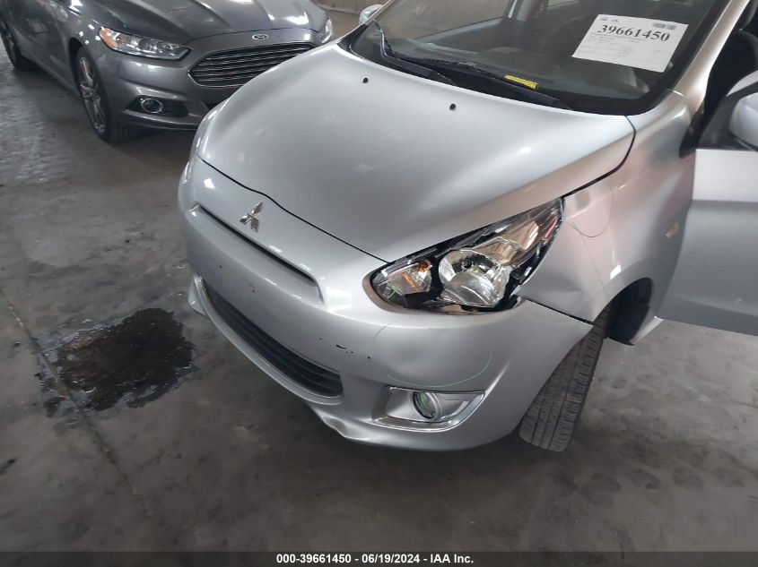 2014 Mitsubishi Mirage Es VIN: ML32A4HJ9EH003016 Lot: 39661450