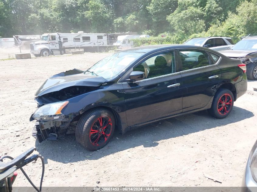 2014 Nissan Sentra S VIN: 3N1AB7AP9EL692341 Lot: 39661453