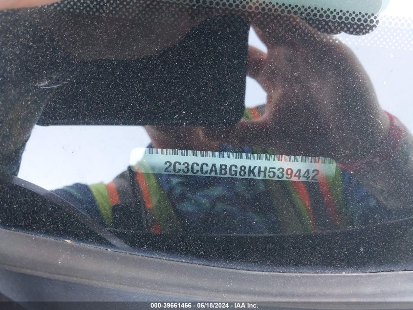 2019 Chrysler 300 300S VIN: 2C3CCABG8KH539442 Lot: 39661466