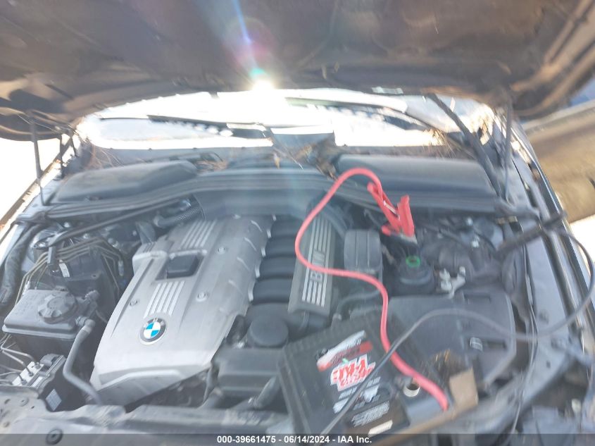 2007 BMW 525I VIN: WBANE53537CW68571 Lot: 39661475