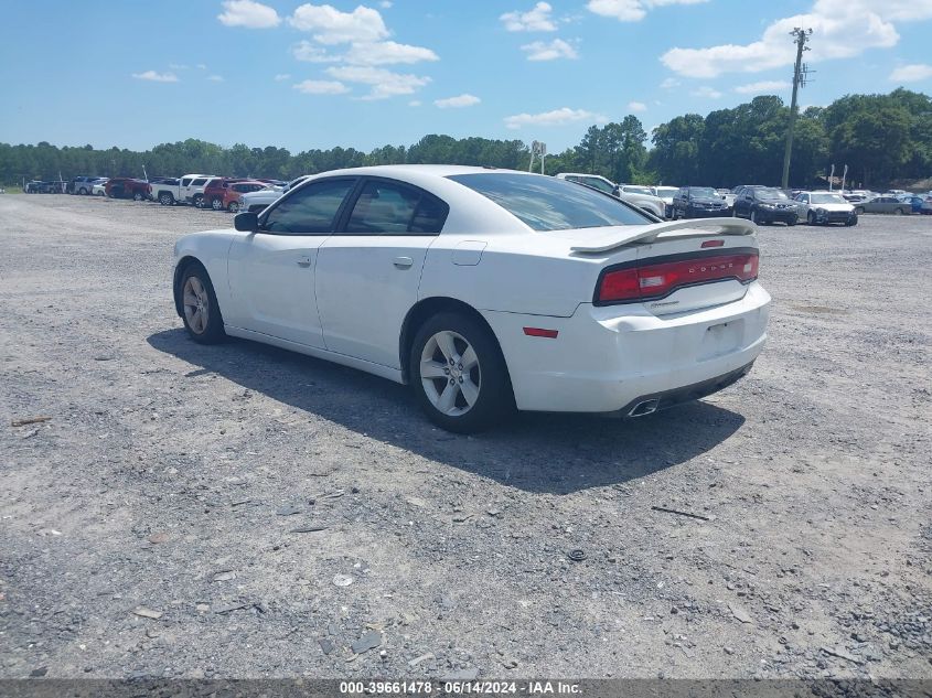 2012 Dodge Charger Se VIN: 2C3CDXBG9CH190308 Lot: 39661478