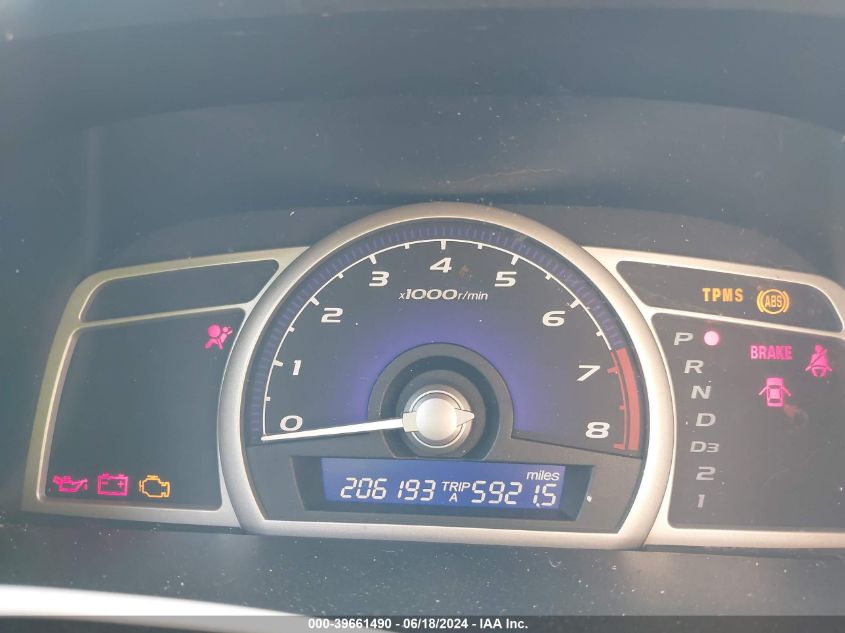 2009 Honda Civic Lx VIN: 2HGFA16539H364018 Lot: 39661490