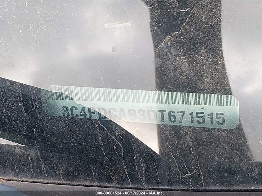 2013 Dodge Journey Se VIN: 3C4PDCAB3DT671515 Lot: 39661524