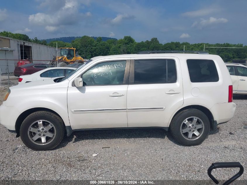 2011 Honda Pilot Touring VIN: 5FNYF3H99BB029944 Lot: 39661526