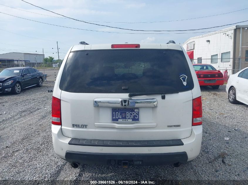2011 Honda Pilot Touring VIN: 5FNYF3H99BB029944 Lot: 39661526