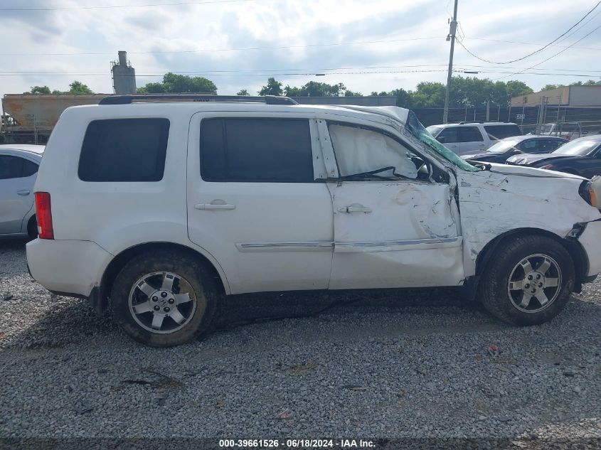 2011 Honda Pilot Touring VIN: 5FNYF3H99BB029944 Lot: 39661526