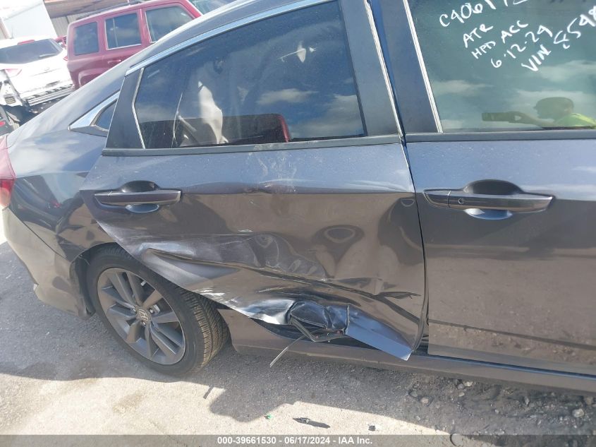 2019 Honda Civic Ex VIN: JHMFC1F37KX008548 Lot: 39661530