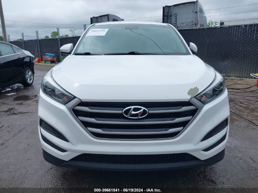 2017 Hyundai Tucson Se VIN: KM8J23A40HU596633 Lot: 39661541