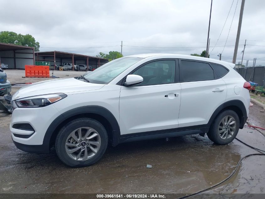 2017 Hyundai Tucson Se VIN: KM8J23A40HU596633 Lot: 39661541