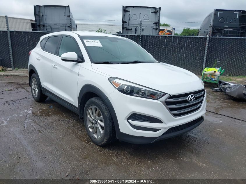 2017 Hyundai Tucson Se VIN: KM8J23A40HU596633 Lot: 39661541