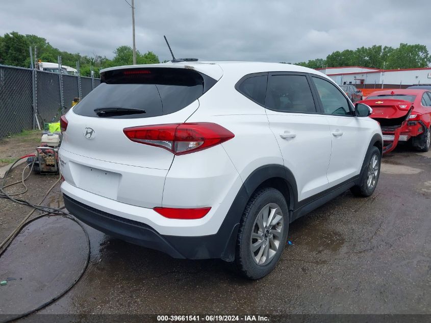 2017 Hyundai Tucson Se VIN: KM8J23A40HU596633 Lot: 39661541