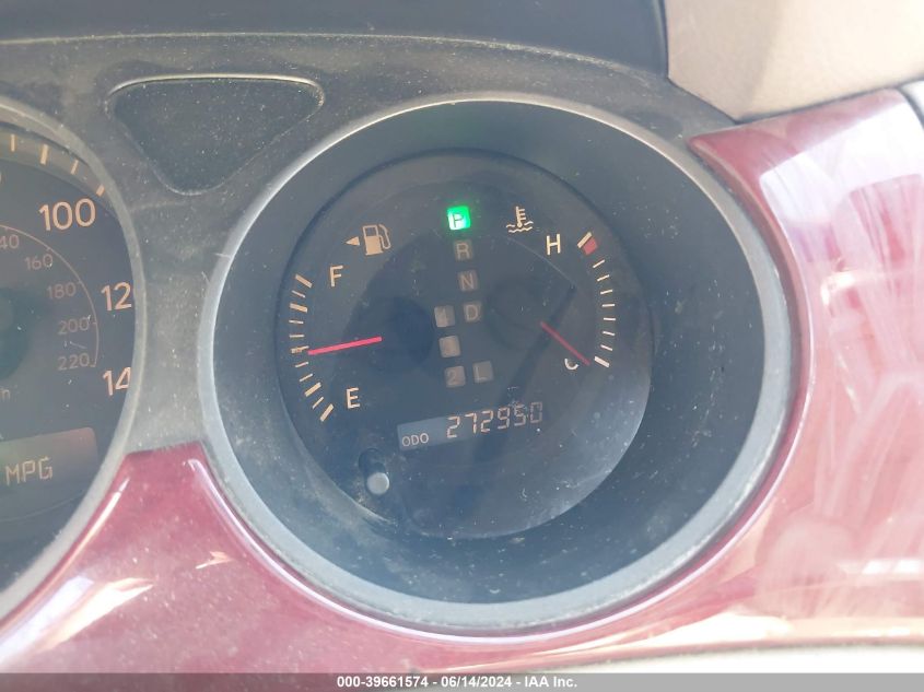 2004 Lexus Es 330 VIN: JTHBA30G145039675 Lot: 39661574