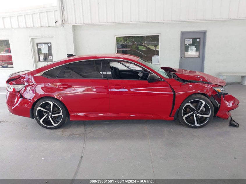 2021 Honda Accord Sport VIN: 1HGCV1F36MA101485 Lot: 39661581