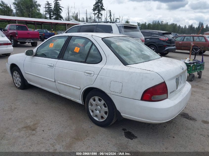 2002 Nissan Sentra Gxe VIN: 3N1CB51D52L582868 Lot: 39661598