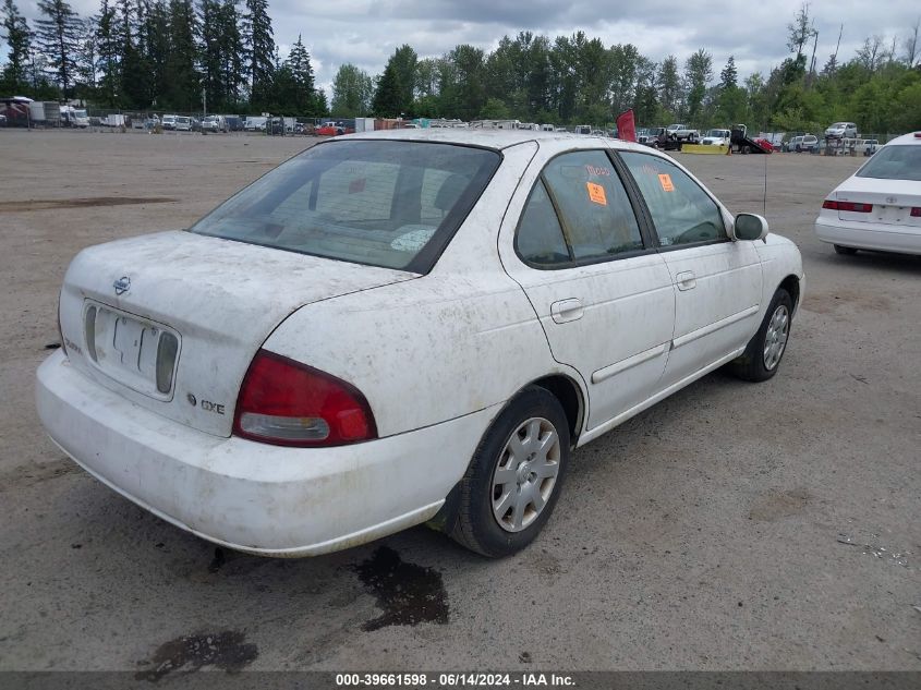 2002 Nissan Sentra Gxe VIN: 3N1CB51D52L582868 Lot: 39661598