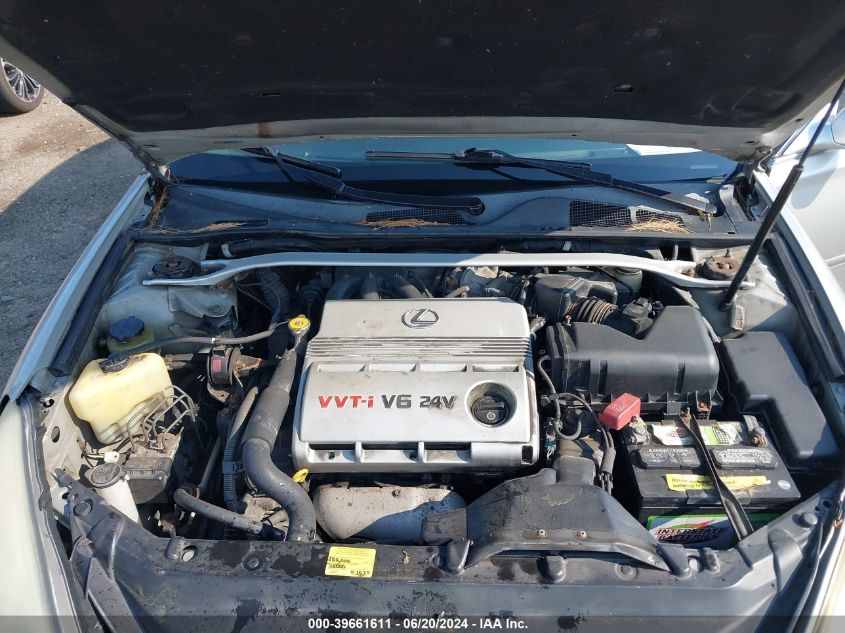 2003 Lexus Es 300 VIN: JTHBF30GX36002179 Lot: 39661611