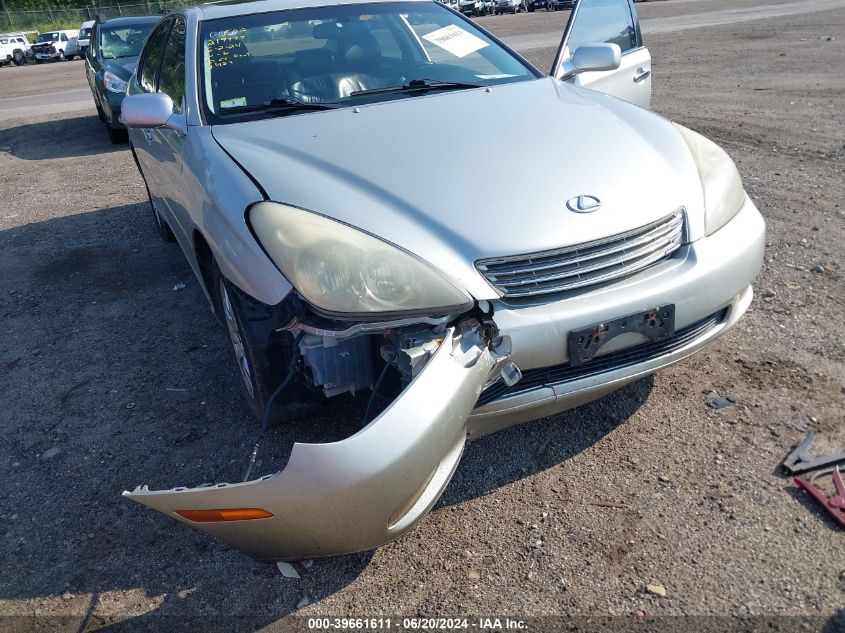 2003 Lexus Es 300 VIN: JTHBF30GX36002179 Lot: 39661611