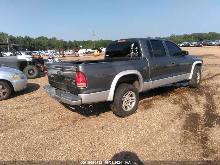 2004 Dodge Dakota Slt VIN: 1D7HL48N34S750719 Lot: 39661612