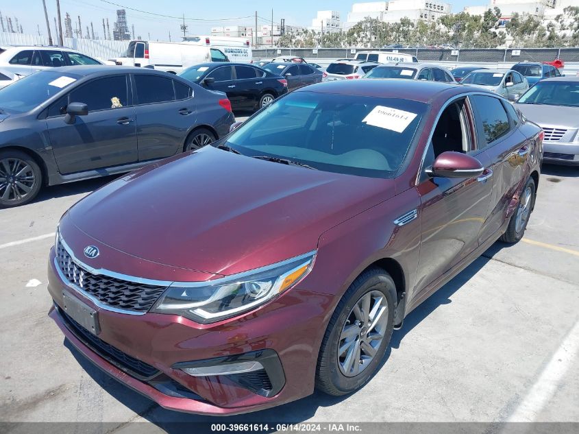 2019 Kia Optima Lx VIN: 5XXGT4L31KG362455 Lot: 39661614