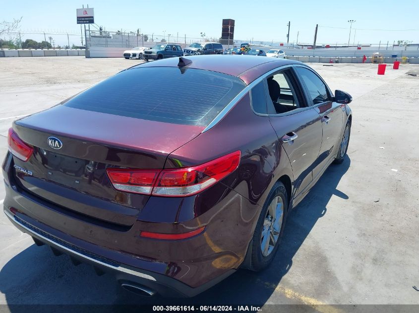 2019 Kia Optima Lx VIN: 5XXGT4L31KG362455 Lot: 39661614