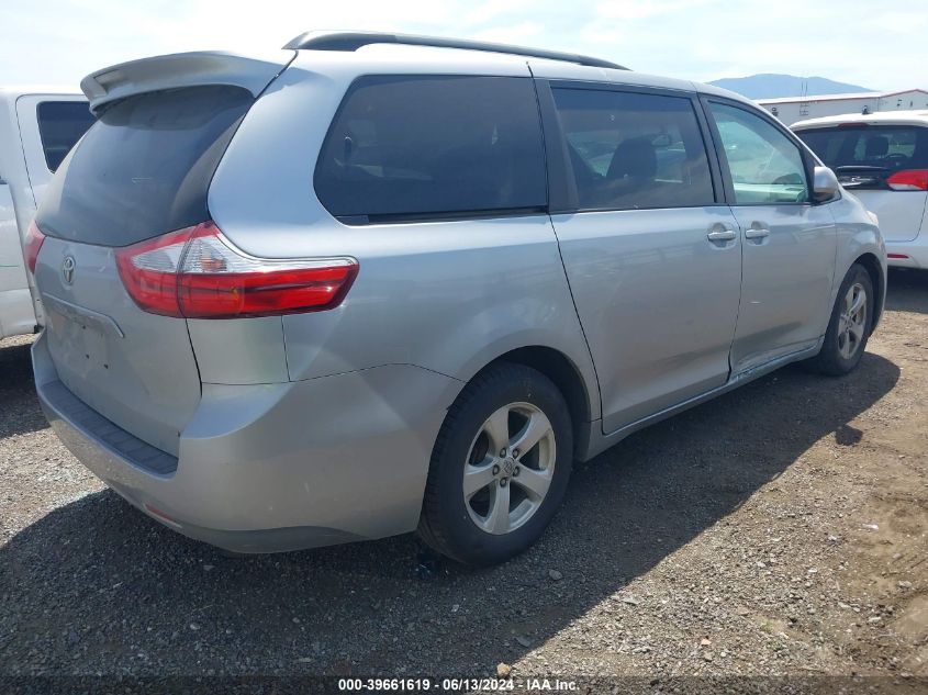 2017 Toyota Sienna Le 8 Passenger VIN: 5TDKZ3DCXHS837562 Lot: 39661619