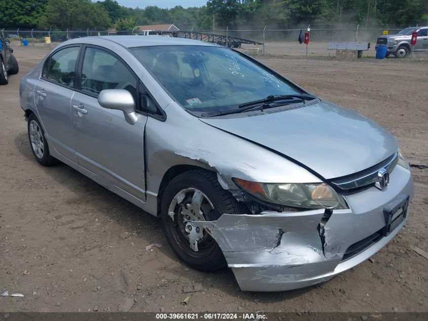 2008 Honda Civic Lx VIN: 2HGFA16518H317567 Lot: 39661621