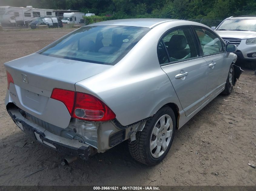 2008 Honda Civic Lx VIN: 2HGFA16518H317567 Lot: 39661621