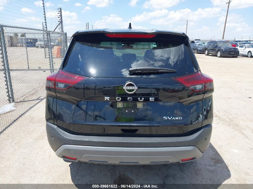 2023 Nissan Rogue Sv Intelligent Awd VIN: JN8BT3BB3PW480563 Lot: 39661622