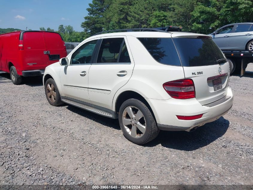 2010 Mercedes-Benz Ml 350 4Matic VIN: 4JGBB8GB5AA615305 Lot: 39661645