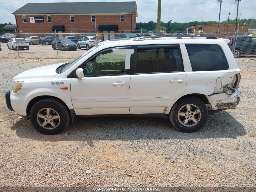 2006 Honda Pilot Ex-L VIN: 5FNYF18716B030322 Lot: 39661649