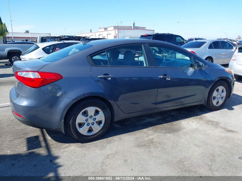 2014 Kia Forte Lx VIN: KNAFK4A60E5057143 Lot: 39661652