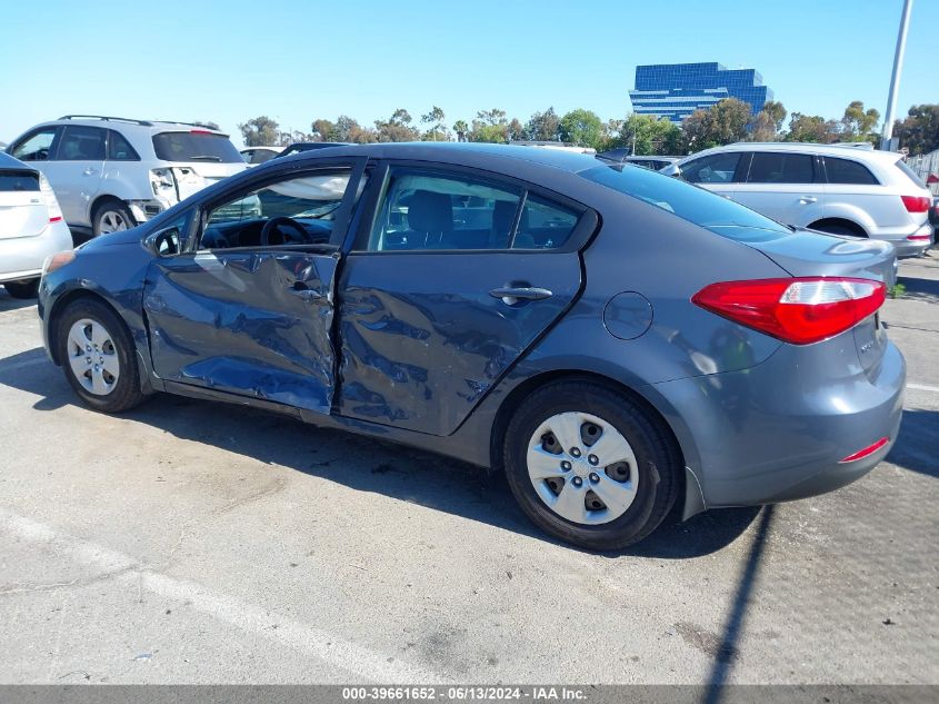 2014 Kia Forte Lx VIN: KNAFK4A60E5057143 Lot: 39661652