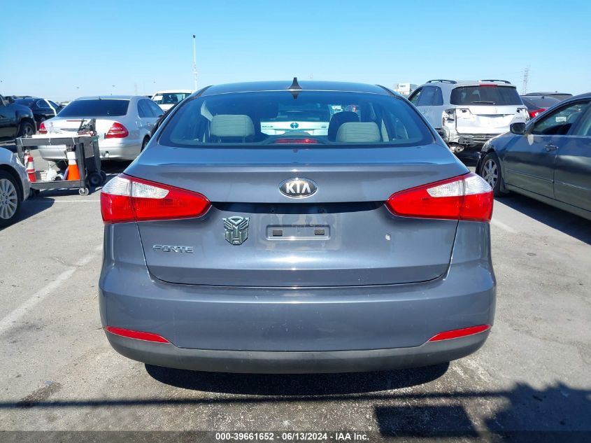 2014 Kia Forte Lx VIN: KNAFK4A60E5057143 Lot: 39661652