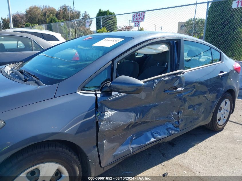 2014 Kia Forte Lx VIN: KNAFK4A60E5057143 Lot: 39661652